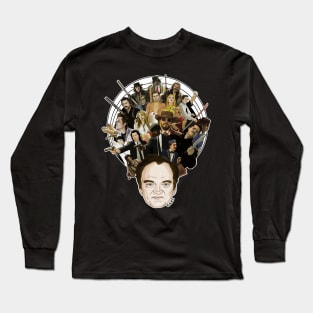 Quentin Tarantino Mash-up tribute Long Sleeve T-Shirt